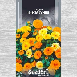 Нагідки (календула) Фієста, суміш забарвлень Seedera зображення 11