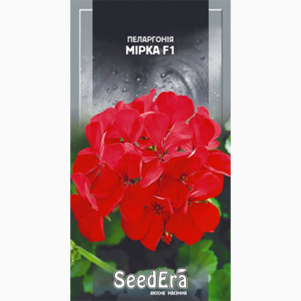 Пеларгонія Зірка червона F1 Seedera зображення 1