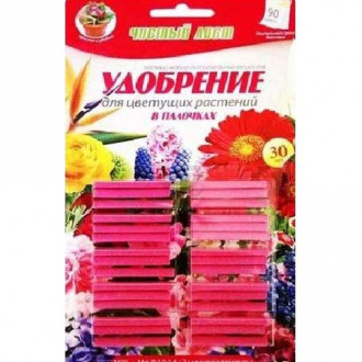 Добриво Чистий Лист палички для квітучих рослин зображення 8
