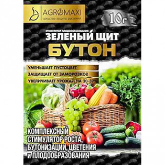 Стимулятор плодоутворення Зелений щит Бутон універсальний зображення 12